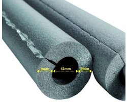 CLIMAFLEX® XT 1m Isolierschlauch Ø 42 mm x 9 mm Dämmung selbstklebend