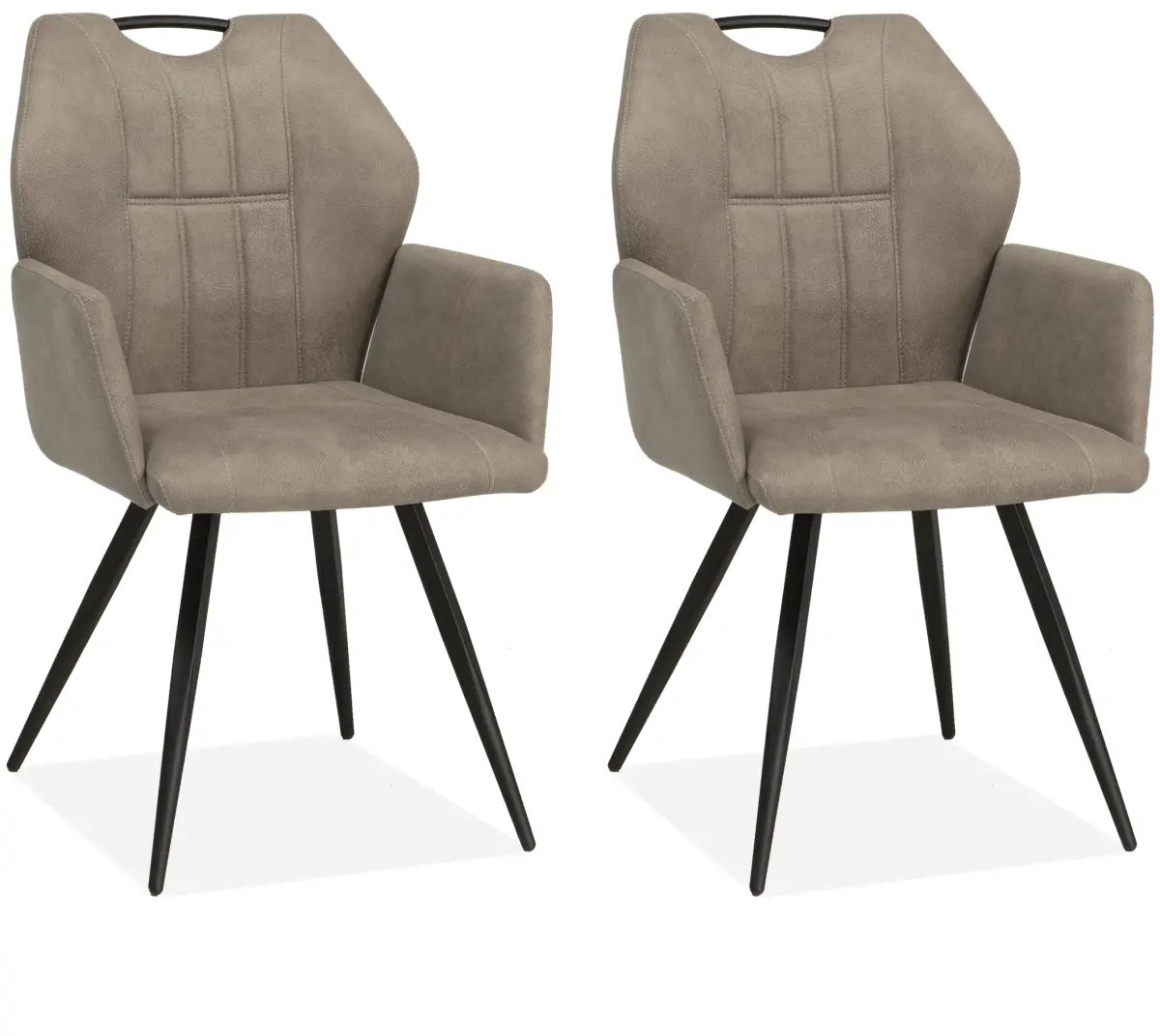 MX Sofa - Eetkamerstoel Puck - Clay (set van 2 stoelen)