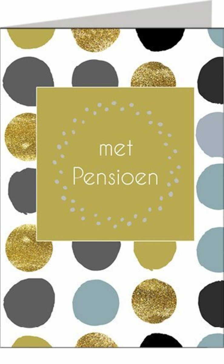 Wenskaart - Pensioen- XL Formaat - Per Stuk