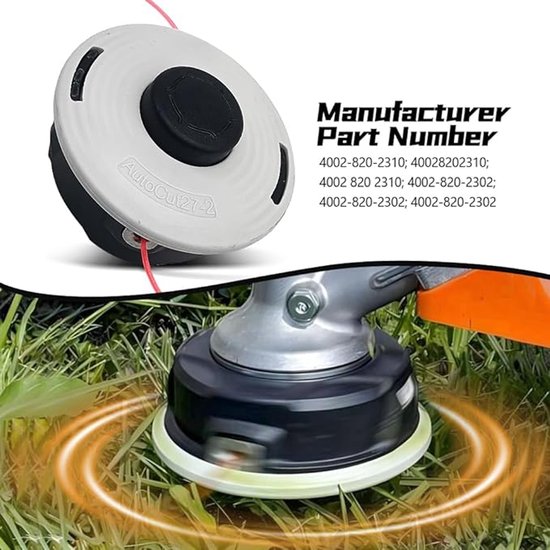 Meskop geschikt voor Stihl FS44 FS55 FS55R FS56 FS56RC FS56RCE FS70 KM55 KM56 KM85 KM90, Grasskopvervanging 4002-820-2310 4002-820-2302 400288 202310 4002 820 2310 Grasskop van Merkloos	 — afbeelding 4