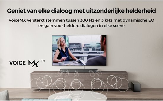 ULTIMEA 5.1 Soundbar Dolby Atmos - Soundbar met Draadloze Subwoofer - Zwart van Ultimea — afbeelding 4