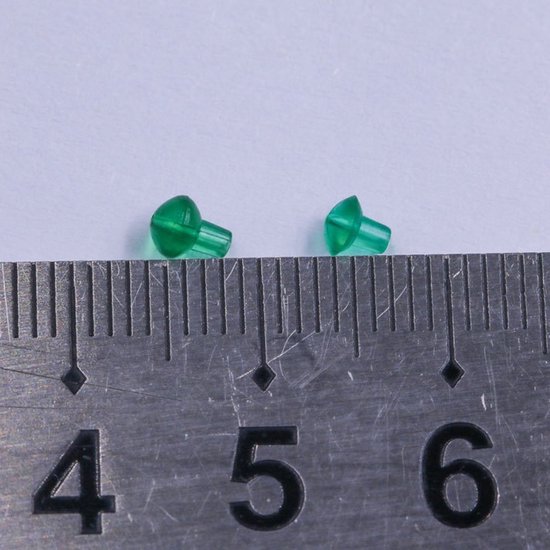 50 stuks visvoerstoppers met dobberstopper voor visgerei-accessoire (groen) van Merkloos — afbeelding 4