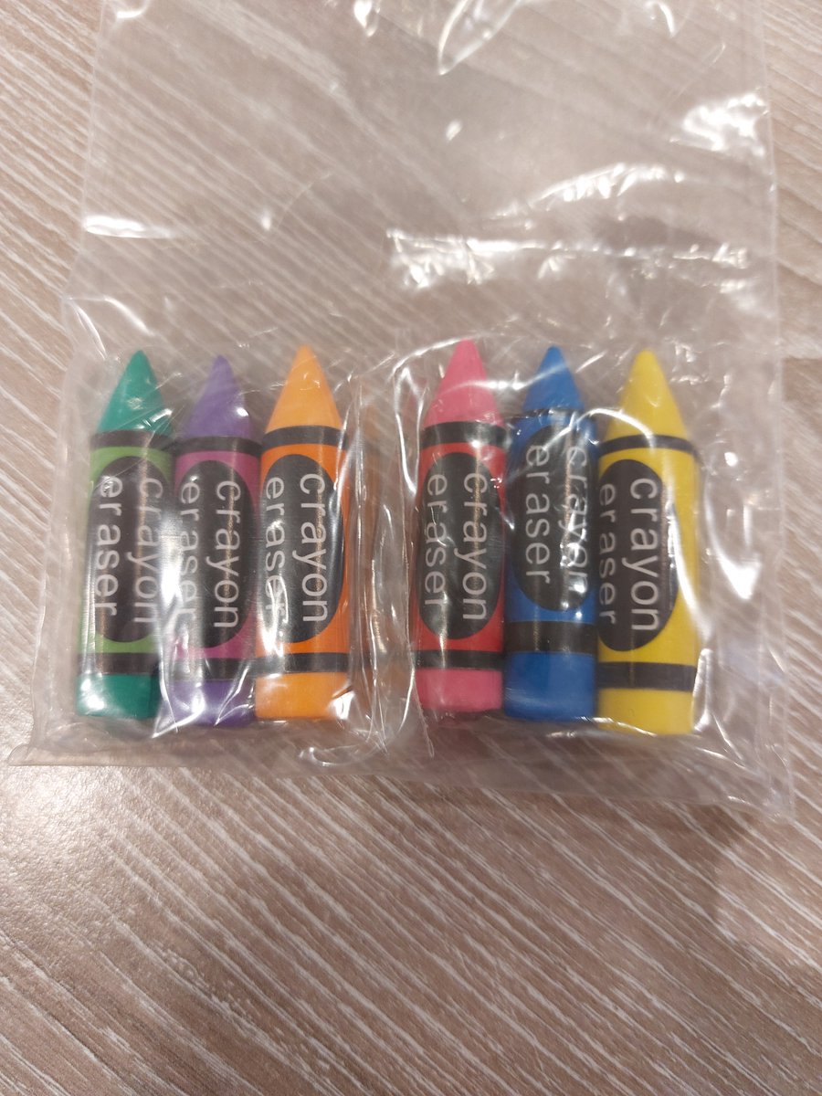 Krijtjes gum