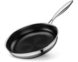 Hybride roestvrijstalen pan - duurzaam koken - 1 stuk - 20 cm