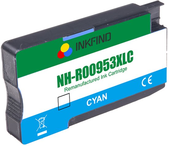 953XL inktpatronen, compatibel met HP 953XL, 953, met chip, compatibel met HP OfficeJet Pro 8715, 8710, 8210, 8218, 8720, 8725, 8728, 8730, 8740, 7730, 7720, 7740 (4 stuks