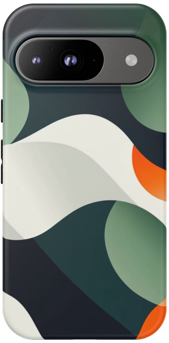 Abstracte Organische Vormen – Telefoonhoesje Geschikt voor Google Pixel 9