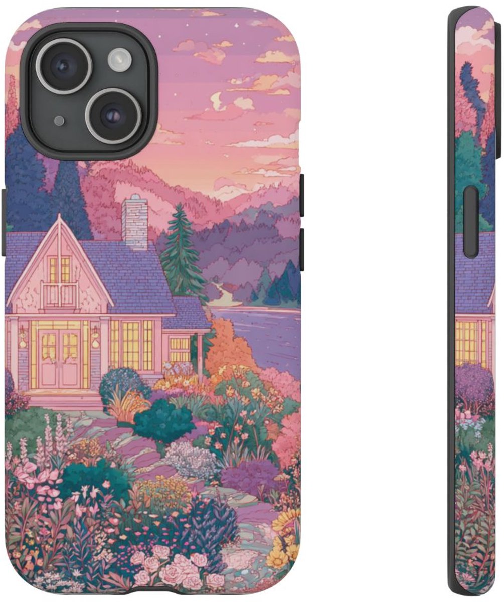 Sprookjesachtig Cottagecore Design – Telefoonhoesje Geschikt voor iPhone 15
