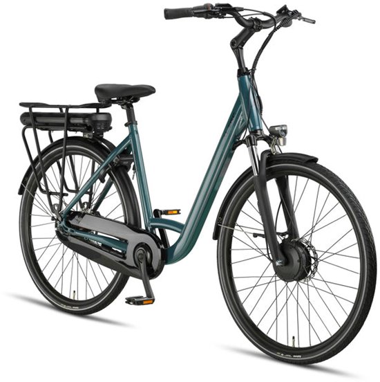 Altec Diamond Elektrische Fiets - 28 inch - 53 cm - 250W (42Nm) Voorwielmotor - Accu 468Wh (36V, 13Ah) - Shimano Nexus 7 - Hydraulische Remmen - Glazuur Blauw van Altec — afbeelding 3