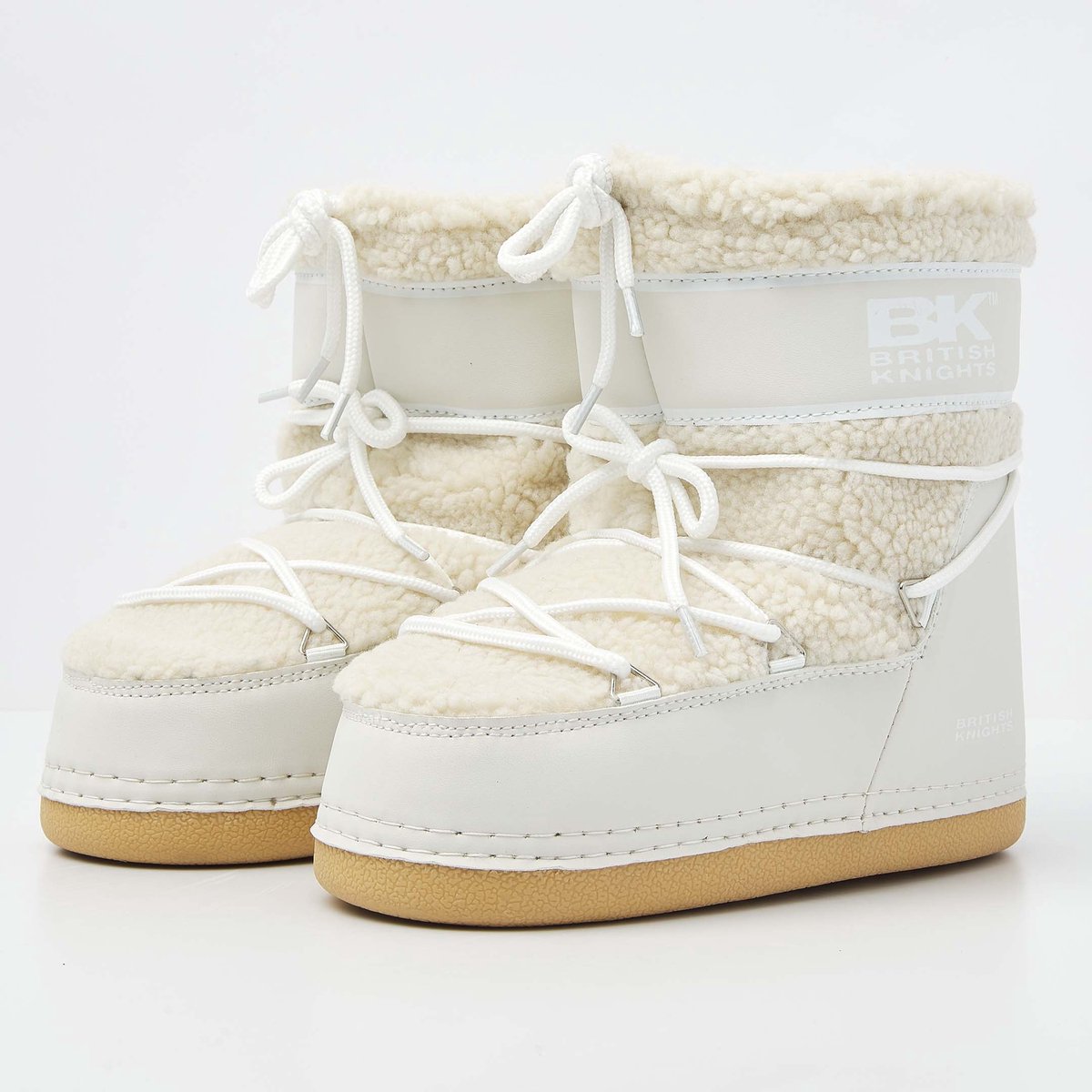 British Knights Blizzard Dames Veter Boot – Vrouwen Schoenen Beige