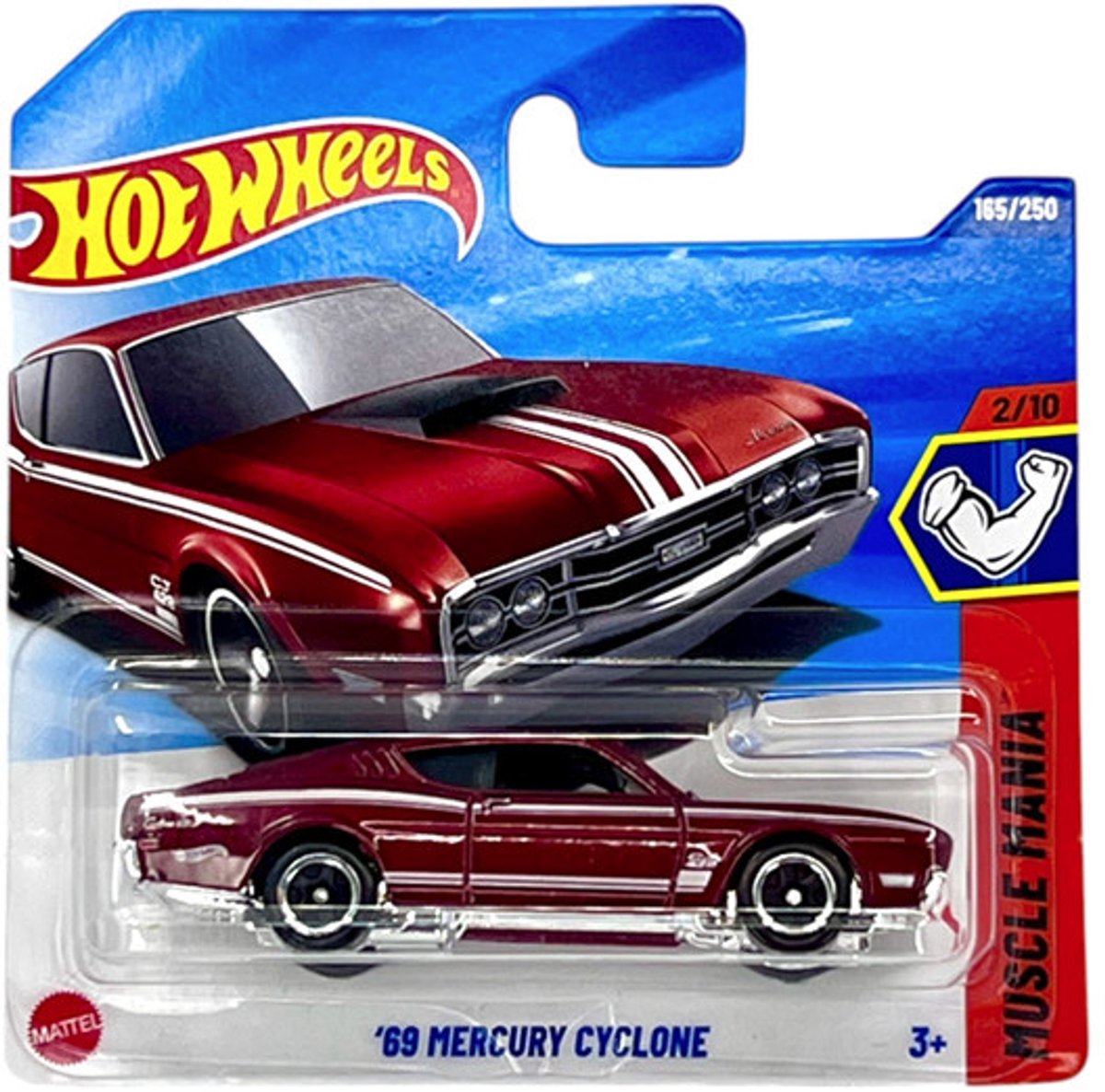 HOT WHEELS '69 MERCURY CYCLONE 2025 165/250 HW MUSCLE MANIA 2/10