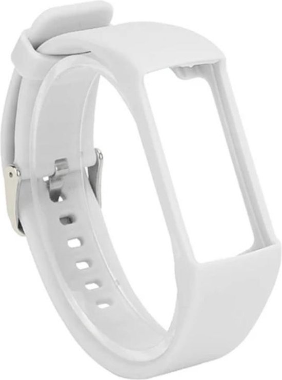 Permanent Gezag Leeg de prullenbak Sportbandje geschikt voor Polar A360 / A370 wit - Polsband - Horlogeband |  bol.com