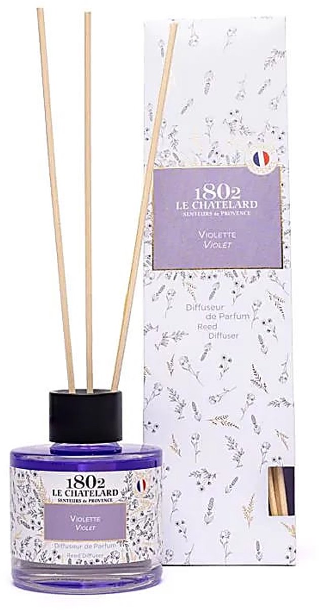 Geurstokjes diffuser viooltje