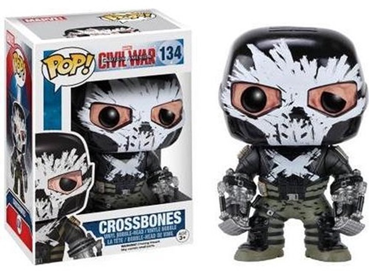 Funko Pop! Marvel Captain America Civil War Crossbones - Verzamelfiguur