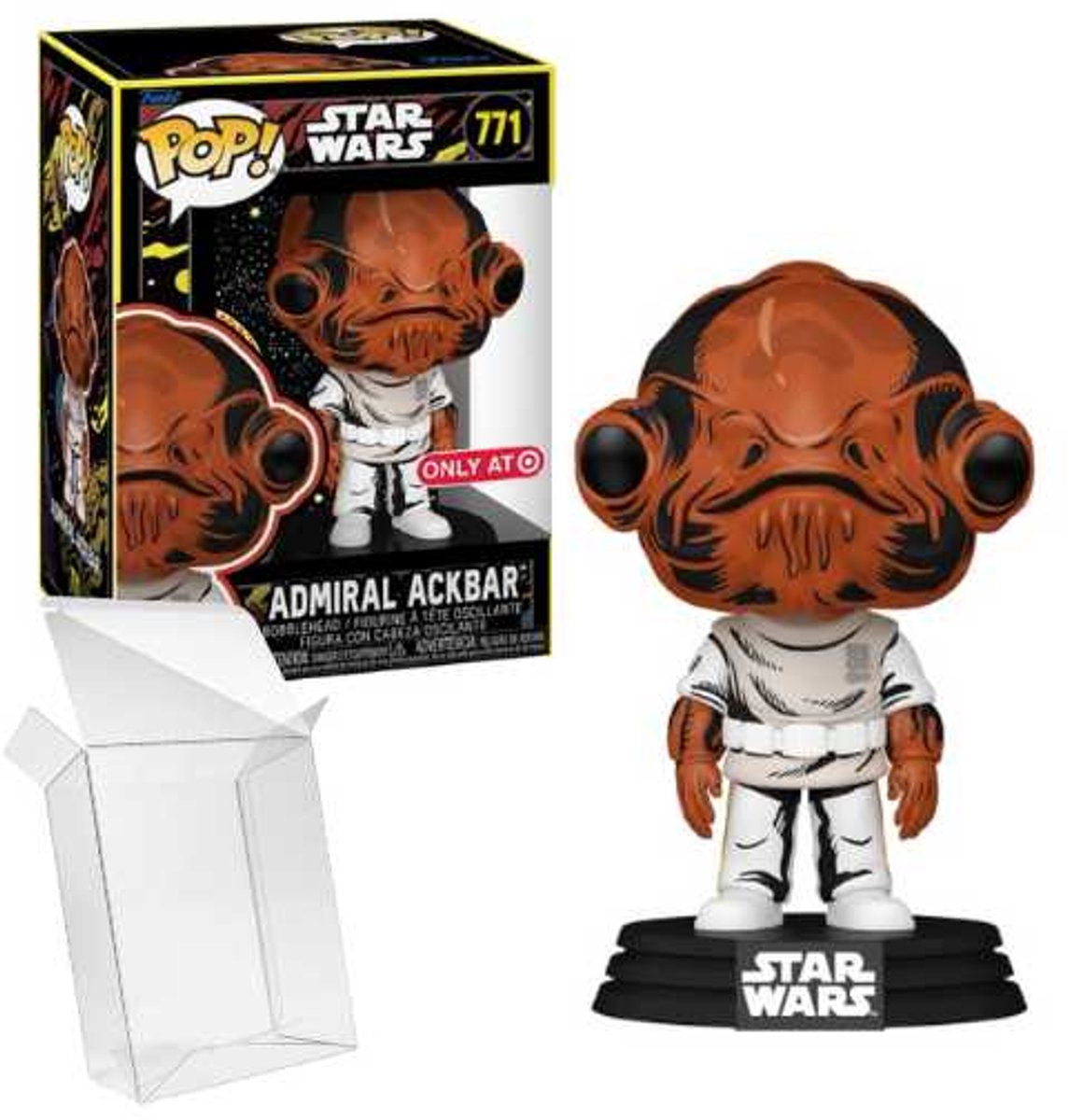 Funko Pop! Star Wars - Admiral Ackbar (Retro) #771 Target Exclusive