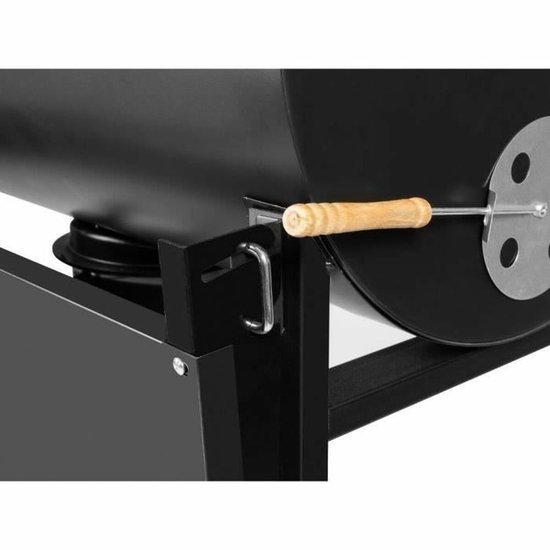 Houtskoolbarbecue met Deksel en Wielen Fieldmann FZG 1007 Zwart van Merkloos — afbeelding 2