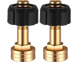 2 stuks M22-14mm x 3/4 inch FGH vrouwelijke tuinslangadapter waterslangaansluiting voor hogedrukreinigerpistool