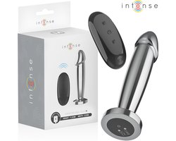 INTENSE - ANALE PLUG MET 10 TRILLINGEN, METALEN DILDO MET AFSTANDSBEDIENING M | VIBRATOR | BUTTPLUG | BUTTPLUG VIBRATOR | SEKSSPEELTJES VOOR MANNEN | SEKSSPEELTJES VOOR VROUWEN | SEKSSPEELTJES VOOR KOPPELS | SEX TOYS