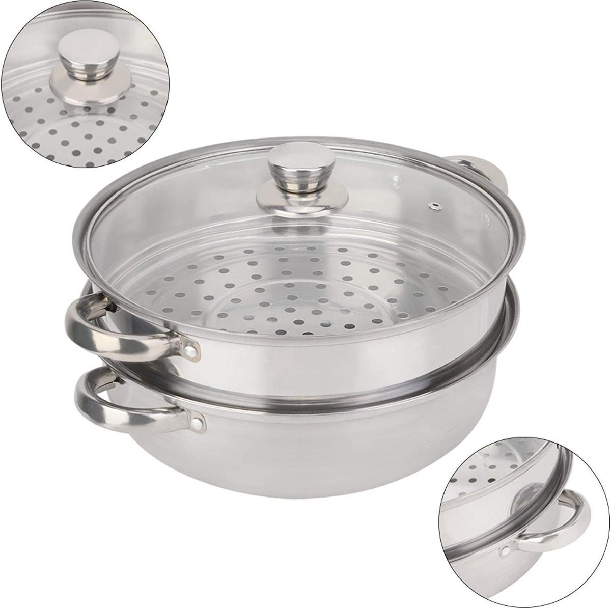 QPFO® Rijstkoker en Stoomkoker – Elektrische Rice Cooker – Gezond en Snel Rijst Koken – Compacte Multicooker