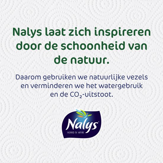 Nalys s'inspire de la beauté de la nature. C'est pourquoi nous utilisons des fibres naturelles et réduisons notre consommation d'eau et nos émissions de CO2.