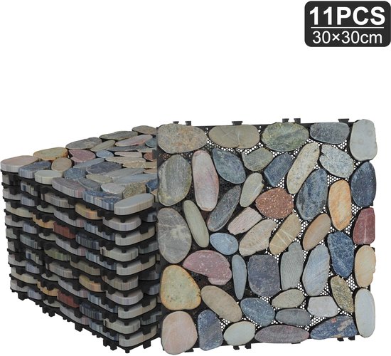 Floordirekt Gazon-kliktegels, 30 x 30 cm, 2 m² = 22 terrastegels Floordirekt Gazon-kliktegels, 30 x 30 cm, 2 m² = 22 terrastegels