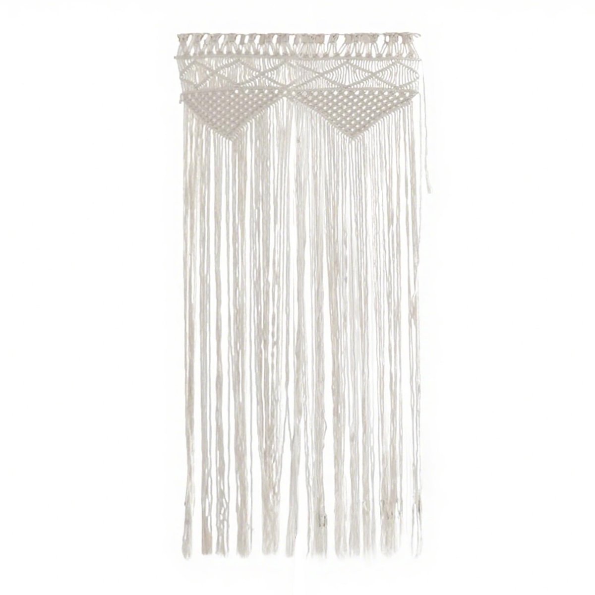 Ibenzoa® Stijlvolle Boho Makramee Gordijn voor Binnen en Buiten, Handgemaakt en , 72x190 cm