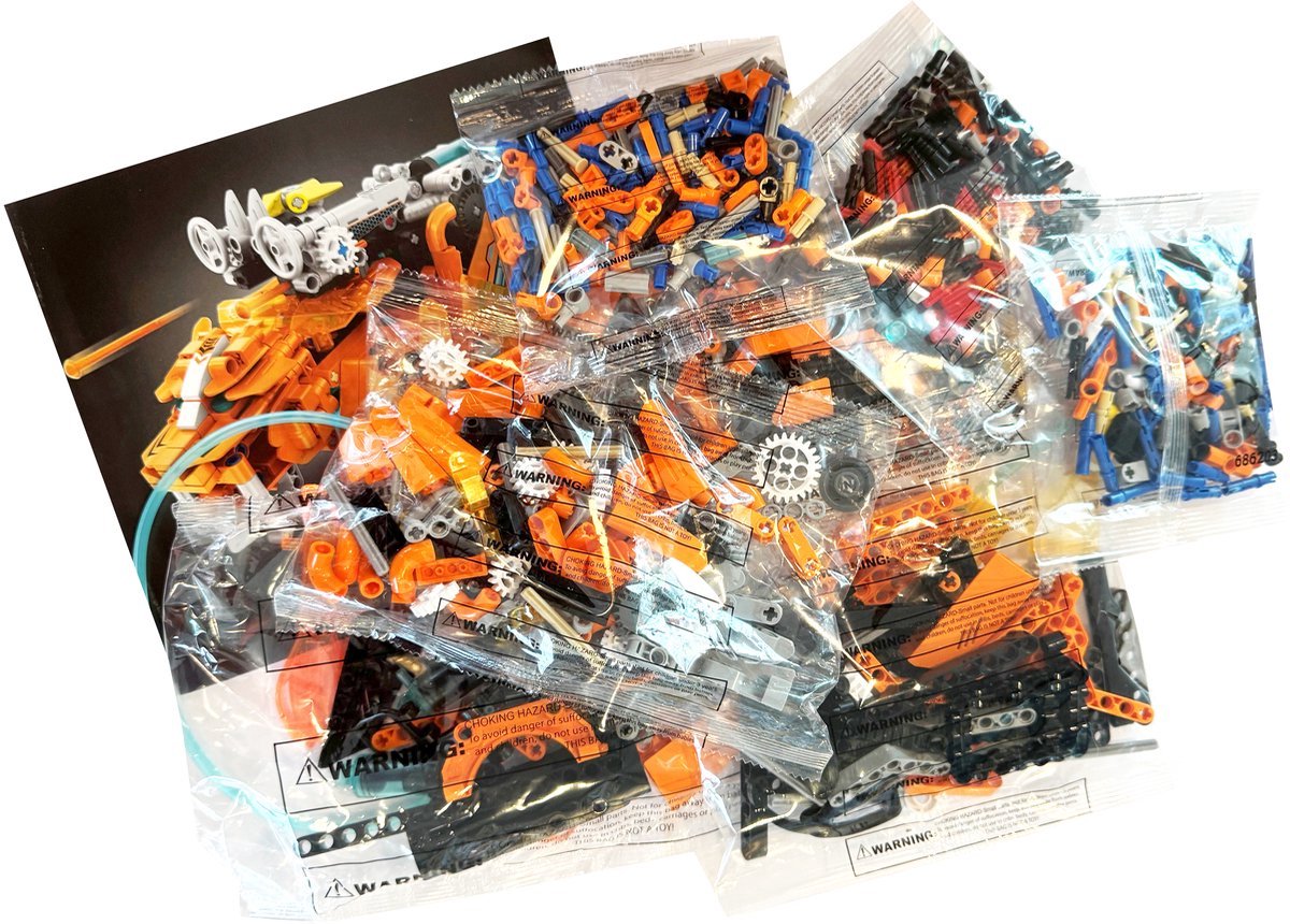 iM.Master Hydraulische Battle Bots, vechtrobot, bouwstenen, 717 delen
