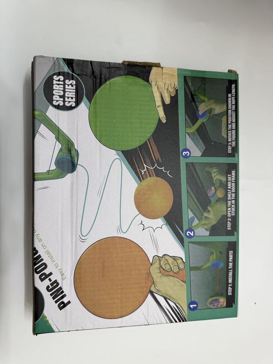 Deur-pingpong-spel over de deur, hangende tafeltennistrainer, kinderset, deurpingpongspel met racket en ballen, verstelbare hangende tafeltennis Deur-pingpong-spel over de deur, hangende tafeltennistrainer, kinderset, deurpingpongspel met racket en ballen, verstelbare hangende tafeltennis