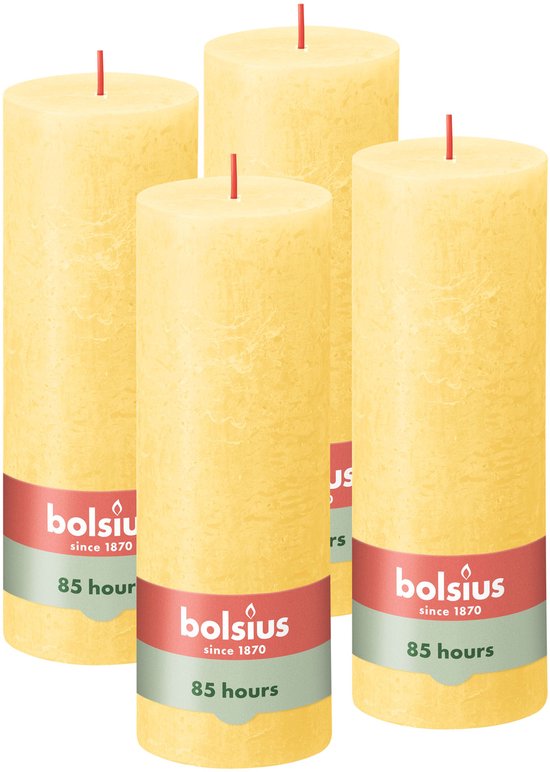 Bougies Piliers Colorées - Lot De Bougies De Décoration - Longue Durée De Combustion - Pour Ambiance Chaleureuse, Dîners, Fêtes