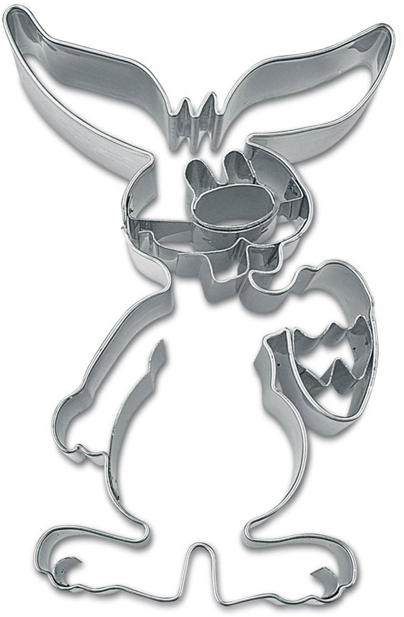 Städter 116047 Koekjesvorm, roestvrij staal, zilver, 10,5 x 10,5 x 10,5 cm