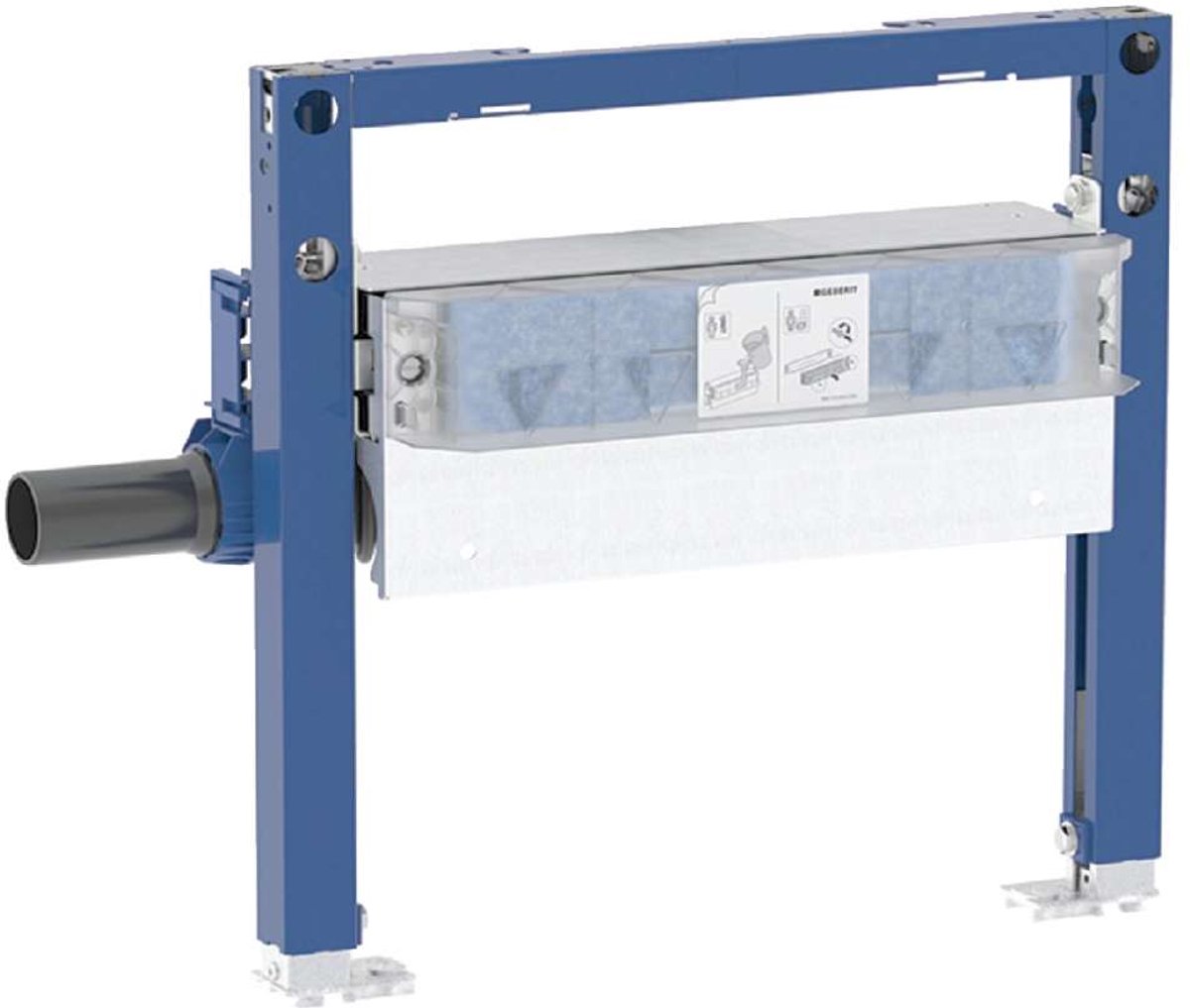 Geberit Duofix - Voorwandinstallatie voor douche, hoogte 50 cm, met afvoer in de muur, voor afwerkvloerhoogte bij de inlaat 90-200 mm 111.591.00.2