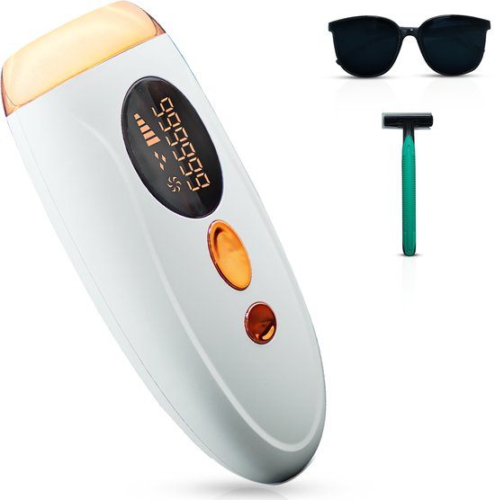 SmoothGlow IPL Laser Ontharingsapparaat Pro - Met Vernieuwde ICE-COOL Functie - 5 Standen - 1 Miljoen Flitsen