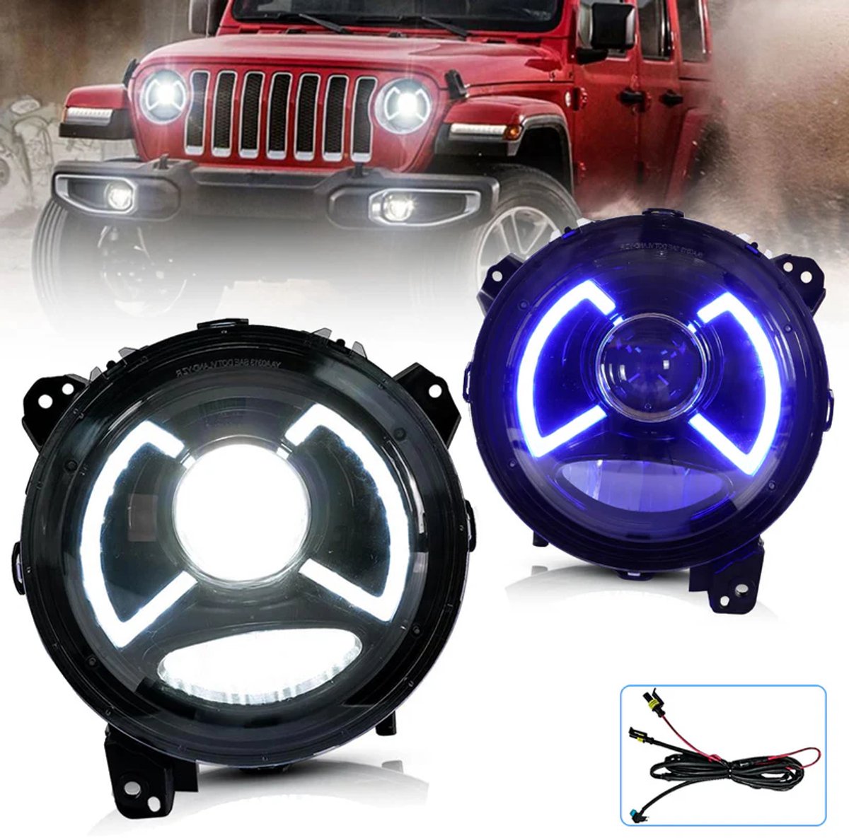 koplampen Jeep Wrangler Full LED