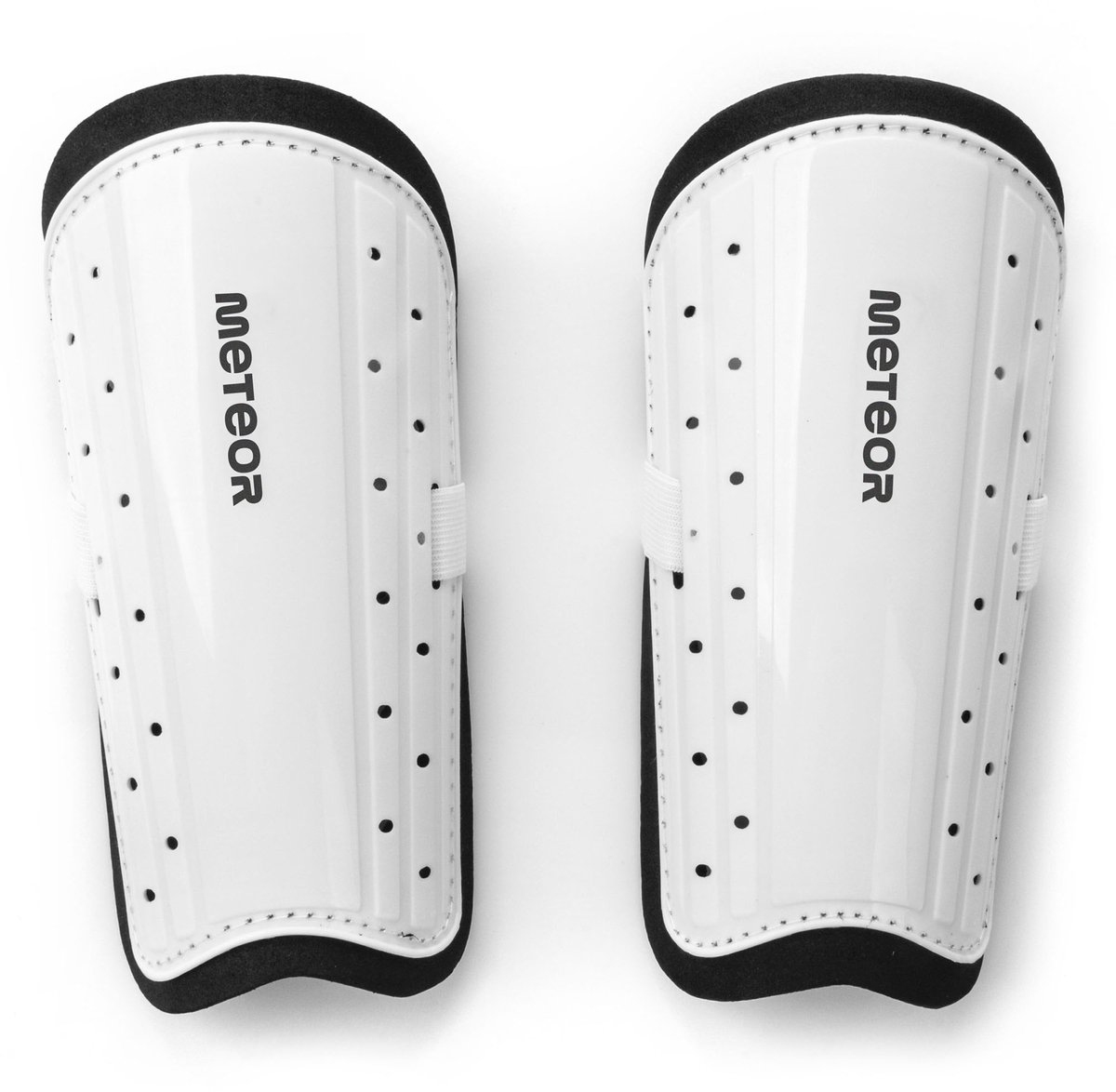 Meteor - Scheenbeschermers Voetbal - XS, wit