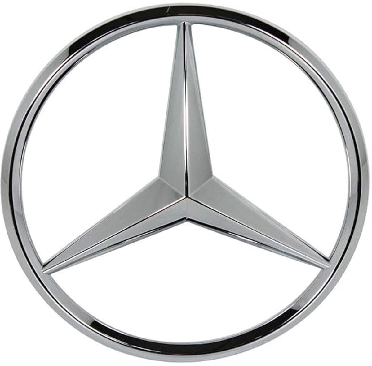 Mercedes-Benz Logo - Chrome - Ster Emblem - 90mm