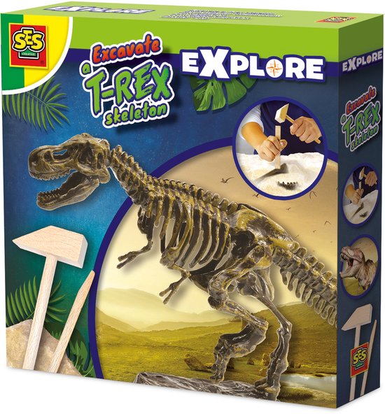 Excavate squelette T-rex