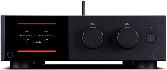 Audiolab D9 Digitaal Analoog Converter + Hoofdtelefoonversterker - ESS ES9038PRO DAC - 32-bit/768kHz -AES3/EBU Ingang - Zwart