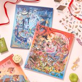 3D Sticker Puzzel sticker therapie | 2 Stuks plus pincet | 3D Scene | Stickerpuzzel | Sticker | Stickers Volwassenen | Puzzel Volwassenen | Hobby Volwassenen | Stickers | Puzzels | Decoratieve Stickers | DIY Crafts | 2 stuks Mythical series