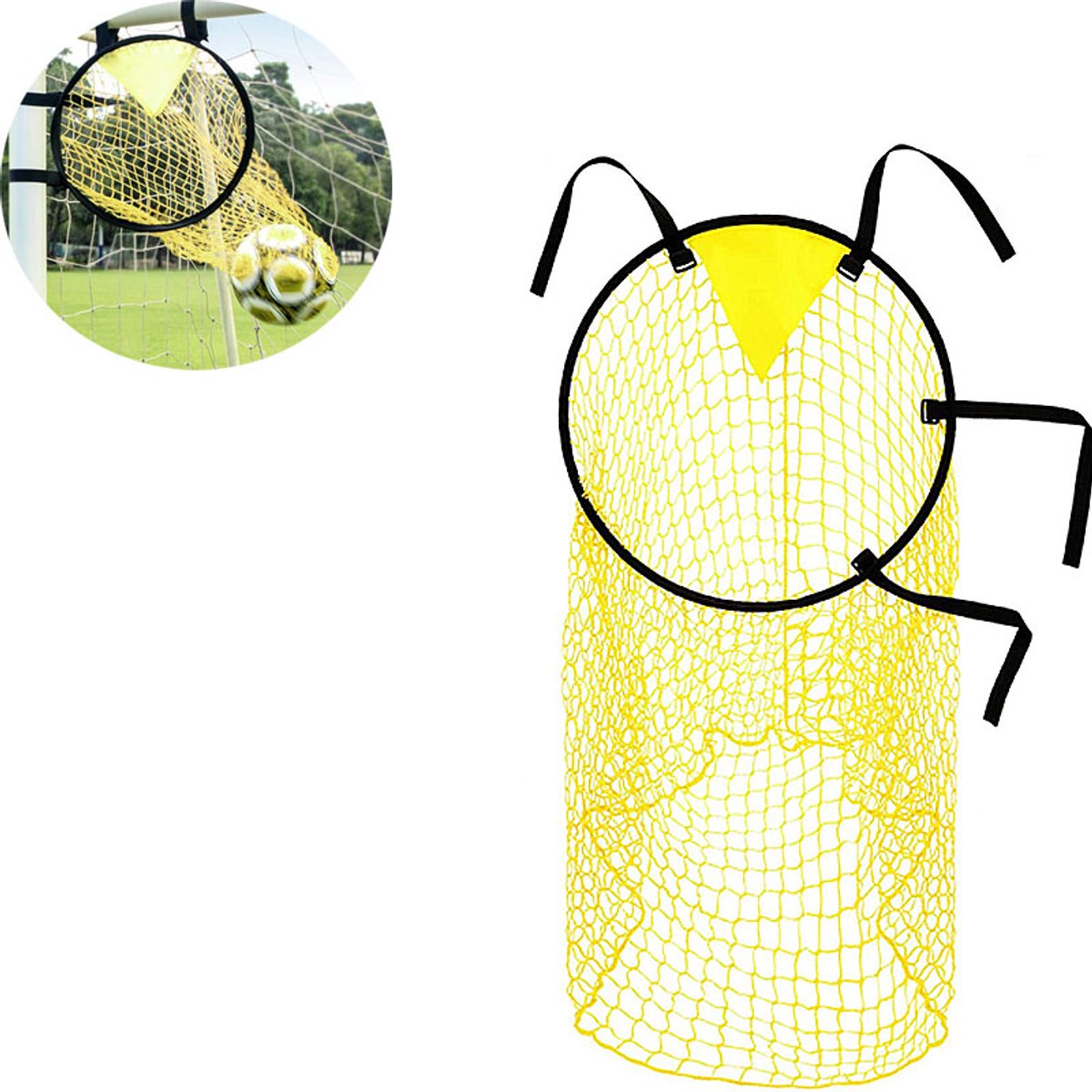 ballennet- voetbal net- doelnet- Voetbalnet - voetbalnetje- voetbalnet voor doel- voetbaldoelnetten- voetbalnet voetbaldoelnet- Kruising target- Voetbaldoelnet - Voetbaltraining -Ballennet- Geel-ballentas