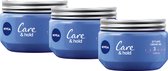 NIVEA Care & Hold Styling Crème Gel - Hairstyling - Haargel - Vitamine B3 - Voordeelverpakking 3 x 150 ml
