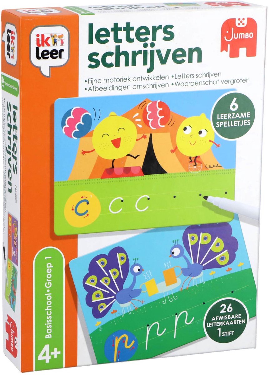 Jumbo - Ik Leer - Letters Schrijven - Educatief spel - Vanaf 4 jaar