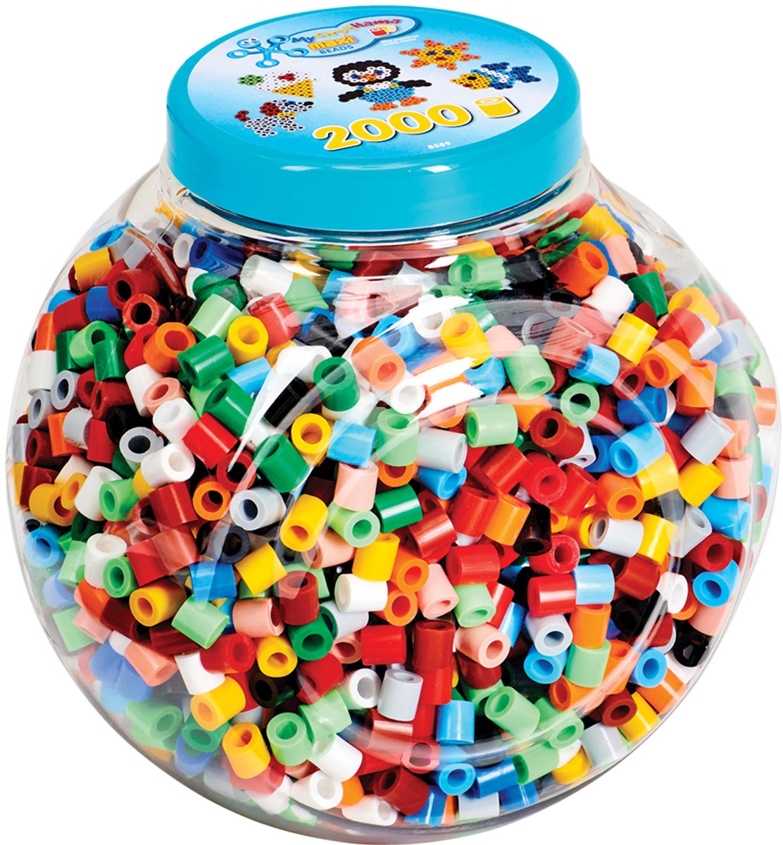 Hama Maxi Strijkkralen Pastelmix - Creatieve Speelgoedset 2000 stuks. — afbeelding 3