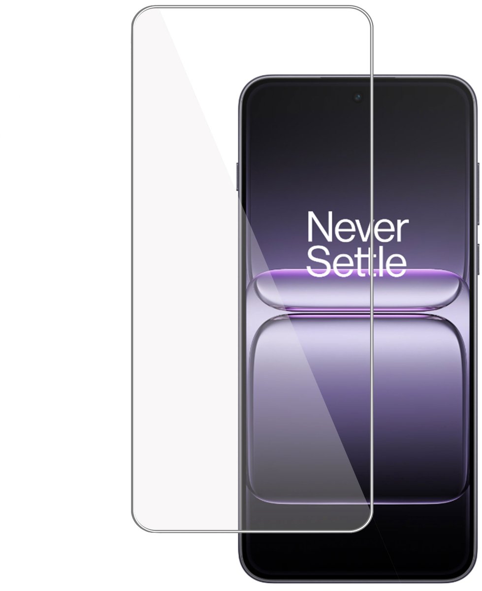 TechNow Screenprotector geschikt voor OnePlus Nord 5 Screenprotector - Gehard Glas - Rounded - Proteqt+