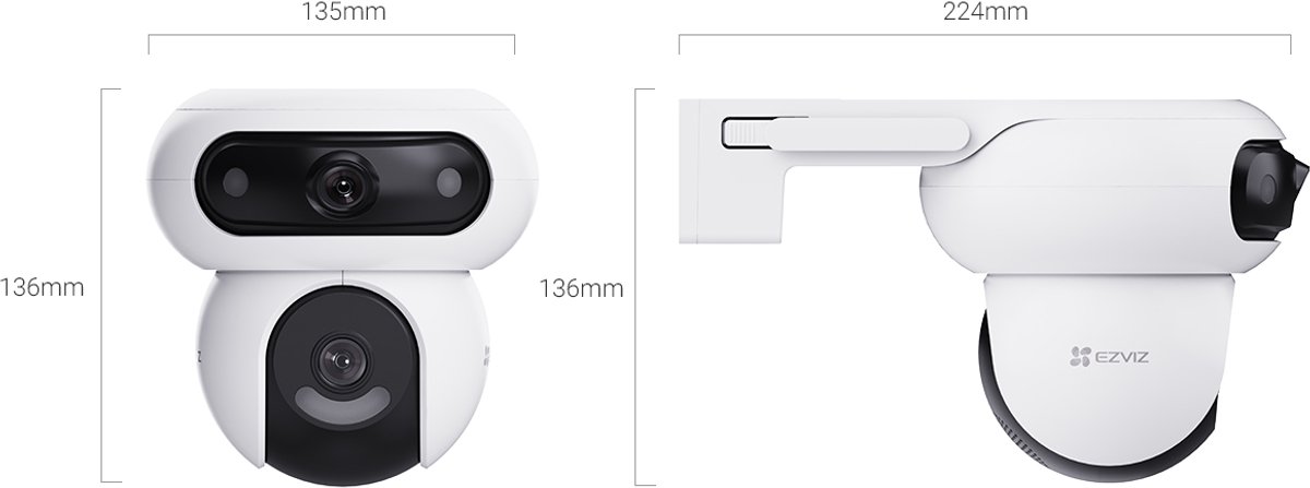 EZVIZ H90 Beveiligingscamera Buiten met 360° Pan & Tilt - afbeelding 2