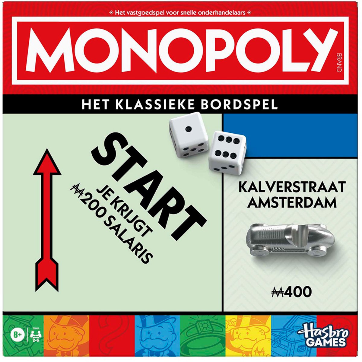 Monopoly Classic Bordspel Vernieuwde editie - NL Editie - Gezelschapsspel — afbeelding 2