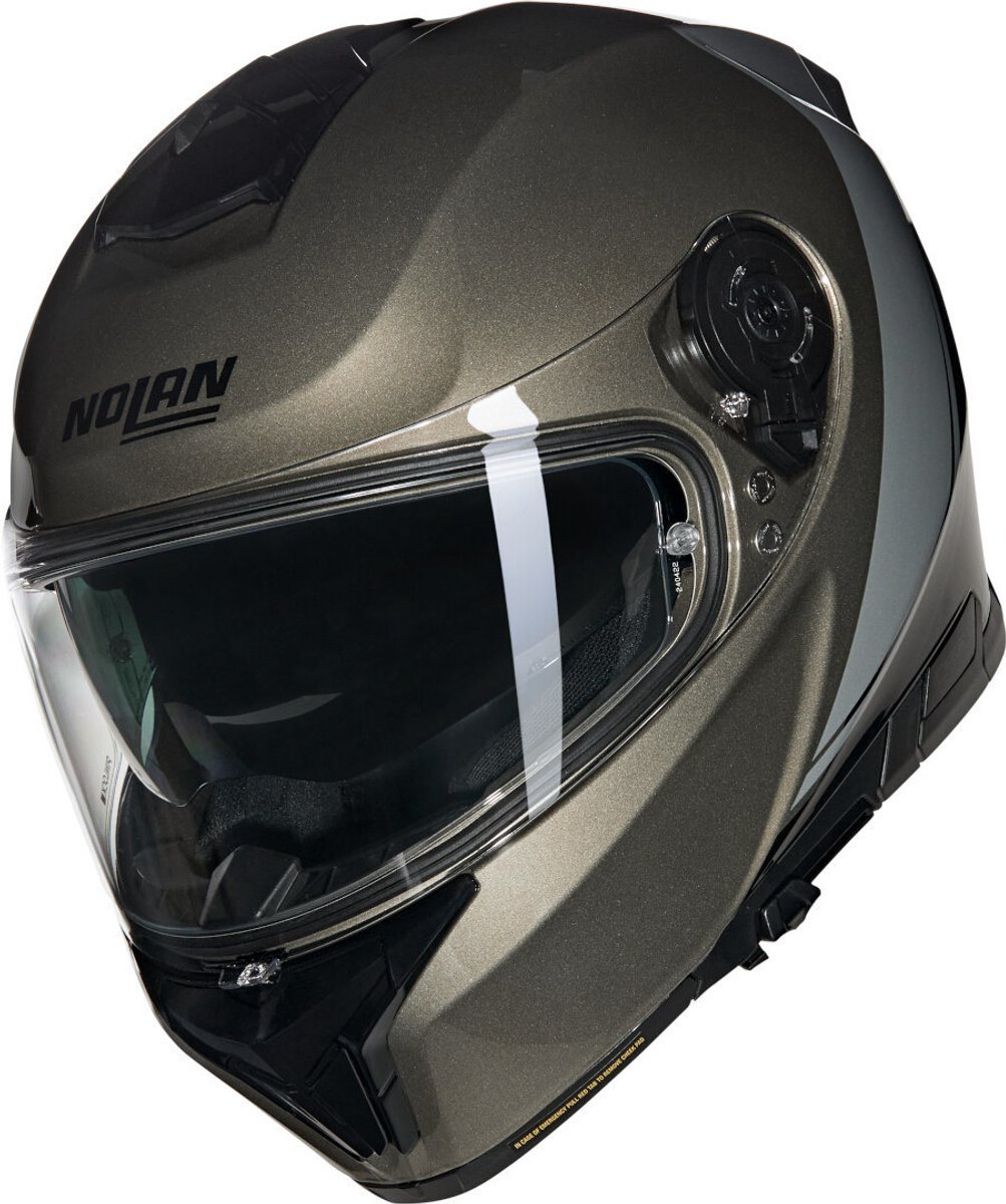 Nolan N80-8 Verniciatura Speciale 342 Stone Zwart Glossy Integraalhelm - Maat XXL - Helm