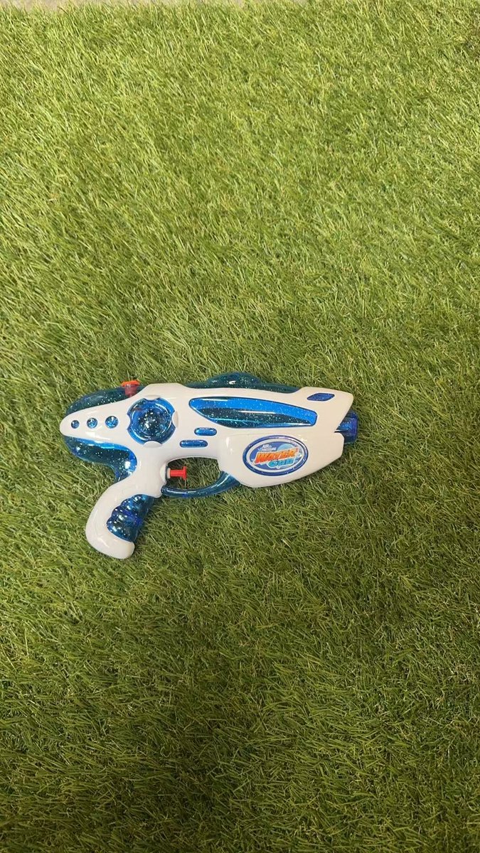 Waterpistool 23cm S - 4m Bereik - 500ml - Water Pistool- Watergeweer klein- Super Soaker - Waterspeelgoed - Buitenspeelgoed voor Kinderen & Volwassenen - 23*14*4cm - Blauw — afbeelding 6