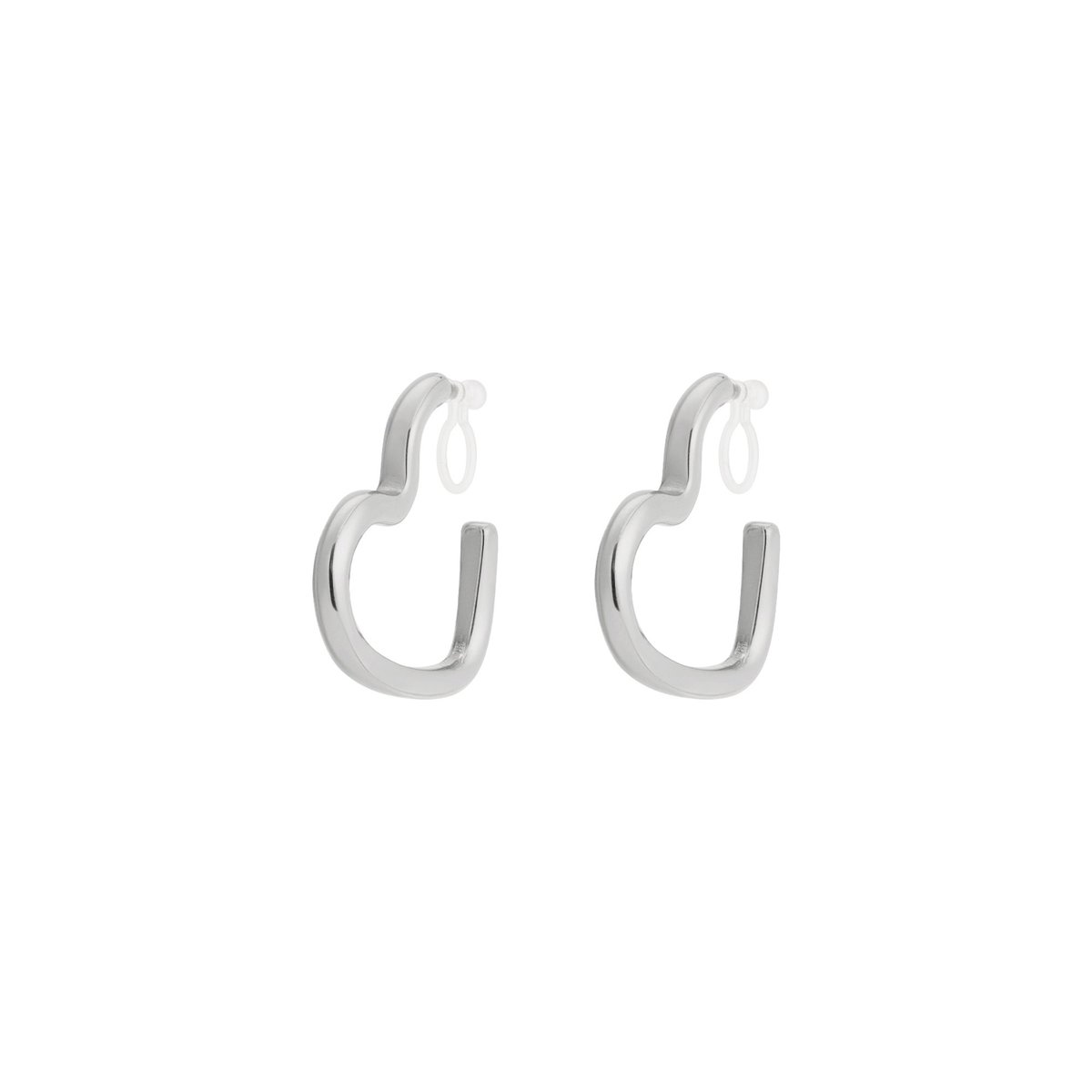Open Heart Clipoorbellen | RVS (verkleurt niet)| Zilverkleurig | Cadeau voor haar | Kerst | Moederdag | Verjaardag cadeau| Yehwang