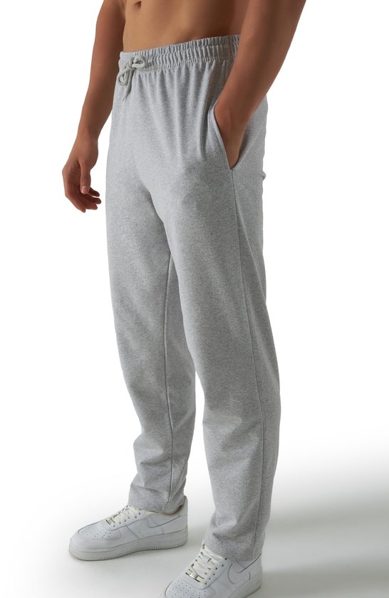 Pantalon de jogging Smith & Solo pour homme, coupe droite, coupe longue, Grijs , taille XL