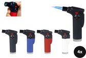 Turbobrander - Creme brulee brander - 4 stuks - jet flame - Tokyo aanstekers - Unilite