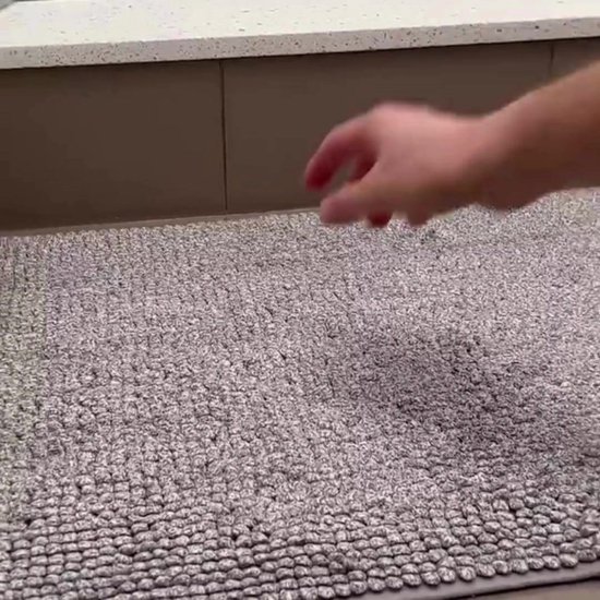 XL Diatoom Steen Badmat - Natuurlijk Sneldrogend - Hygiënisch - Anti Schimmel Anti Slip en Stijlvol 75x45cm – Droog in Seconden